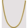 thumbnail image 3 of 14K Yellow Gold 6.25mm Solid Miami Cuban Chain (24 X 6.25) Made In South Africa dcu200-24, 3 of 6
