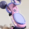 thumbnail image 6 of iRerts 12V Electric Wiggle Car for Kids with Pedal, Powered Ride on Toys for Toddlers, 2 in 1 Drifting Swing Car with Bluetooth, Anti-Rollover, Flashing Wheels, for Ages 3+ Gifts, Purple, 6 of 10