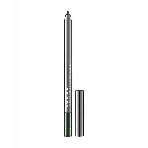 LORAC Front Line PRO Lápiz Delineador de Ojos Impermeable Verde Oscuro | Larga duración| Sacapuntas de maquillaje | Alta precisión