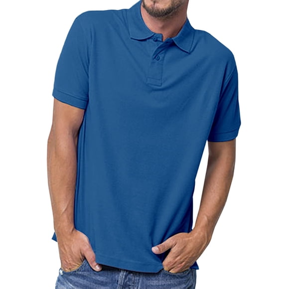 T-shirt Frais pour Homme à Manches Courtes, Polo Piqué Régulier