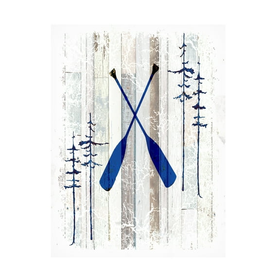 LightBoxJournal 'The Blue Moose - Oars' Canvas Art