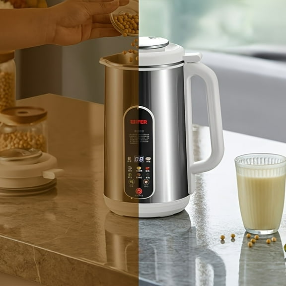 Stainless Steel Automatic Nut Milk Machine, Blender, Juicer, Vegetable And Fruit Juicer, Kitchen Supplies, Kitchen Essentials, Food Processor, 24-hour Timer, 42 Ounces (approximately 1148.2 Grams)