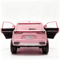 thumbnail image 4 of Xuanlur 24V 7AH Ride on Toys for Big Kids, Licensed LEXUS LX600 2 Seater 110W Motor Ride on Cars w/Remote Control, 4-Wheel Suspension, LED, Music, Power Display, Electric Car for Boys Girls, Pink, 4 of 7