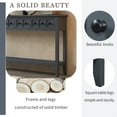 thumbnail image 6 of Harper & Bright Designs Retro Long Console Table with Storage Drawers and Bottom Shelf, Wood Rustic Sofa Table for Entryway Living Room, Hale Navy, 6 of 18