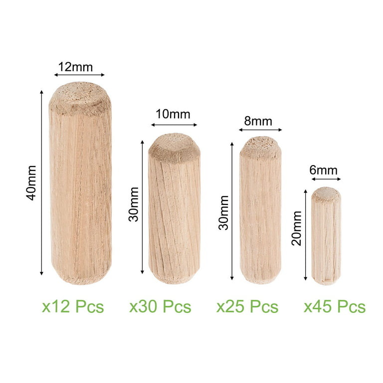 Hardwood Wooden Dowels Wood Craft Sticks 4 to 20mm Thick 10 to