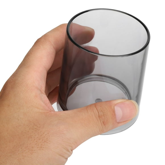 Taza de Agua Acrílica Reutilizable de 200 ml, Gruesa, Redonda, Transparente, Resistente al Calor, Para Eneque, Té, Whisky, Barra de Bebada, Taza Con Fondo Estable Parios