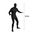 thumbnail image 3 of JikouIivo Full Bodysuit Unisex Spandex Stretch Adult Costume Disappearing Man Body Suit, 3 of 7