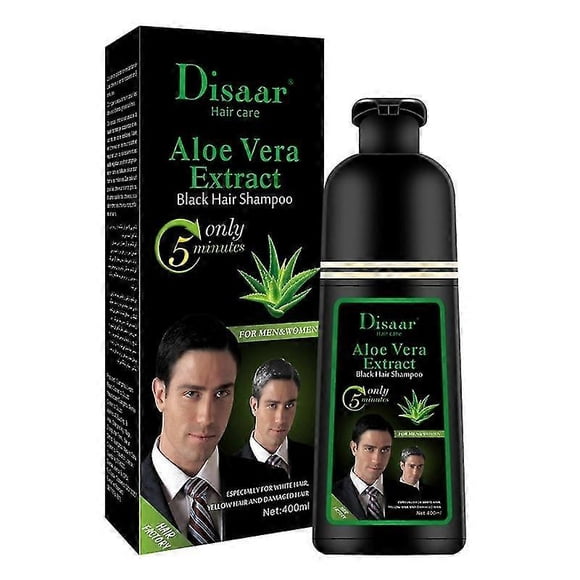 26-27 Fast Hair Dye Black Shampoo Hair Color Dye Shampoo for Cover Gray White Hair