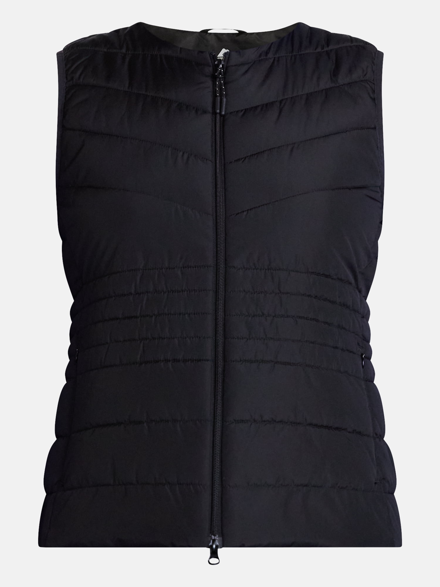 Ozark Trail Women's and Women's Plus Collarless Puffer Vest, Sizes XS-3X