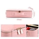 thumbnail image 4 of Caja de maquillaje cosmético profesional, caja de accesorios, caja de herramientas (tamaño medio, rosa 37 * 27 * 11cm), 4 of 5