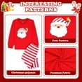thumbnail image 5 of ELUTONG Girl's Christmas Pajamas，Kids Long Sleeve Santa Claus and Reindeer Sleepwear Sets for 2-12T, 5 of 7