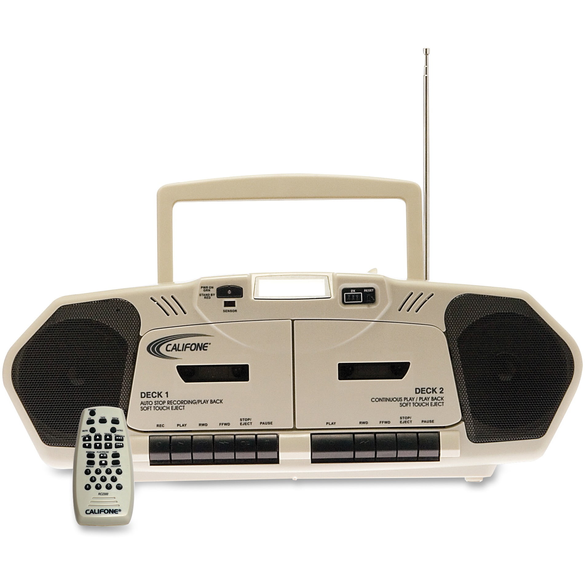 Califone 6W Dual Cassette/Cd by Ergoguys, Beige