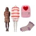 thumbnail image 2 of Disfraz de Cosplay de Enid Sinclair para niñas, camisa, falda, traje de carnaval de Halloween para mujer, mochila rosa, 2 of 5