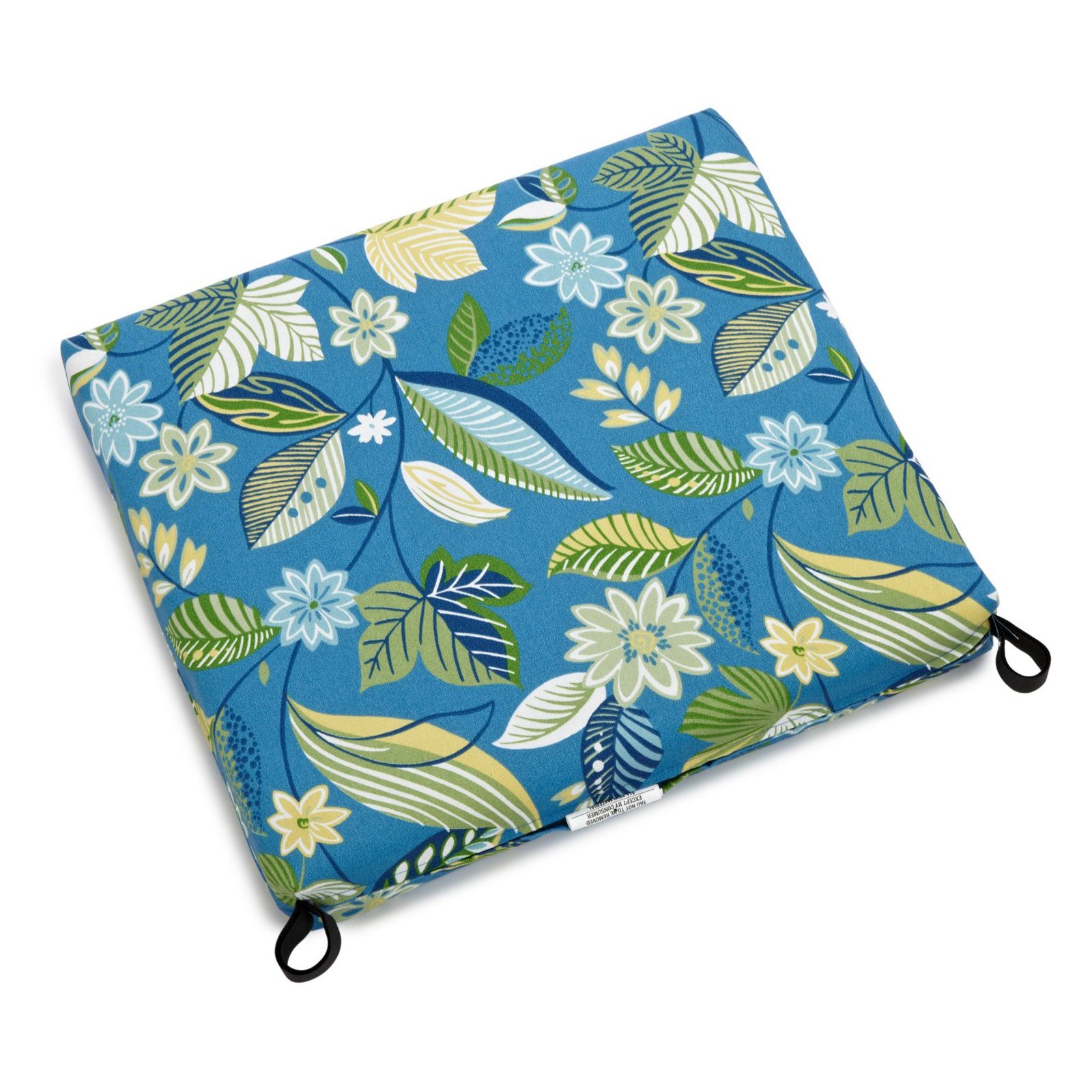 Blazing Needles Outdoor All Weather Patio Chair Cushion 20 x 19 in