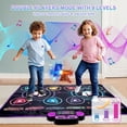 thumbnail image 4 of Electronic Dance Mat with Non-Slip Backing - Portable and Easy-to-Fold Toy for Indoor and Outdoor Dancing Games, 1 Unit, 4 of 9