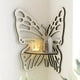 thumbnail image 1 of Estantería colgante esquinera, soporte de pared, rack de decoración, estilo moderno, para cocina, alta capacidad, metal resistente, diseño 2 niveles, para hogar, fácil instalación, 1 of 6
