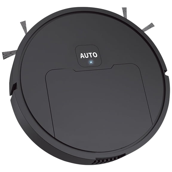 3-in-1 Robot Vacuum Cleaner,1000Pa Powerful Suction Runtime, Slim, Low Noise Ideal For Pet Hair,Hard Floor and Low Pile Carpet,Black