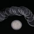thumbnail image 2 of 100pcs 23mm Coin Capsule Storage Box Clear Plastic Coin Purse Holder Protector Coin Capsule Storage Box Storage Boxs, 2 of 9