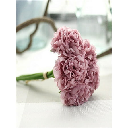 - Artificial Silk Fake Flowers Peony Floral Wedding Bouquet Bridal Hydrangea E