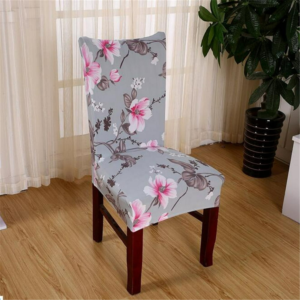 Set of 4 Dining Chair Cover Protector Slipcover,Spandex Stretch Short