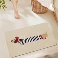 thumbnail image 5 of Cartoon Dachshund Bath Mat Rug Non-slip Bathroom Mats Absorbent Floor Mat Soft Diatom Mud Door Mat Entrance Floor Rug, 5 of 6