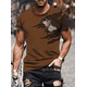 thumbnail image 4 of Camiseta informal con estampado 3D de calavera para hombre, ropa cómoda de Hip Hop, camisetas gráficas, verano 2024, 4 of 4