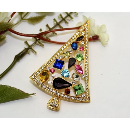 Just Love Jewels Christmas Tree Pin Brooch