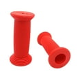thumbnail image 2 of Siruishop 2 Pieces Kids Bicycle Handlebar Grips Easy to Install Shock Absorption Protector Red, 2 of 8