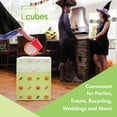 thumbnail image 7 of Clean Cubes 13-Gallon Pop-Up Trash Bins, 3-Pack, Halloween – Disposable, Collapsible, with Fitted Trash Bags, 7 of 7