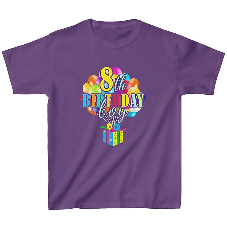 birthday shirts for 8 year old boy