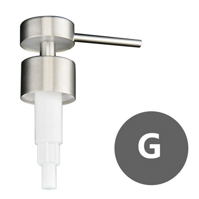 Lefu 304 Distributeur de Lotion en Acier Inoxydable Distributeur de Savon Tête de Presse