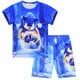 thumbnail image 2 of Pijamas de verano Sonic, conjuntos de ropa para niños, pijamas de moda para niños, ropa de dormir, pijamas para niños pequeños, conjunto de parte superior y pantalones, 2 of 4