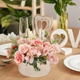 thumbnail image 5 of Home Decor Clear Acrylic Flower Vase Decorative Modern Vase for Dining Table (12 holes 1pc), 5 of 8