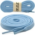 thumbnail image 2 of Solid Flat Shoelaces Hollow Thick Athletic Shoe Laces Strings 2 Pair, 2 of 7