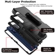 thumbnail image 2 of Takfox Case For Motorola Moto G Stylus 5G 2022 ,Shockproof Heavy Duty Rugged Locking Swivel Holster Belt Clip Kickstand Full Body Hard Shell Phone Cover Case，Black, 2 of 7