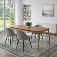 thumbnail image 3 of Area Rugs for Living Room, 9'x12' Washable Moroccan Low Pile Non-Slip Soft Green Print Pattern Rug for Bedroom Kitchen Dining Room Entryway, 3 of 9