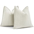 thumbnail image 1 of Fundas de Cojín Decorativas MIULEE 55x55 cm de Chenilla Suave Pack de 2, 1 of 7