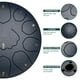 thumbnail image 3 of Tambor de acero INNOWARMER Rain Drum de 8 pulgadas y 11 notas, 3 of 7