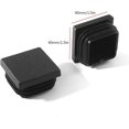 thumbnail image 2 of Column Fence Wire Mesh Plastic Square Pipe Plugs (Black) 25 Pieces, 2 of 4