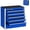 Blue, variant on Mini Tool Box 8.6"W X 4.6"D, ortable 5-Drawer Micro Steel Stackable Toolbox with Liner, White Cute Tool Case for Small Tools arts Storage, Home DIY