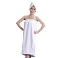 thumbnail image 4 of BAETEUY 2Pcs Women Water Absorbing Fast Dry Hair Hat Bathing Towel Spa Wrap Shower Supply, 4 of 8