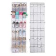 thumbnail image 4 of Upgraded New Hanging Organizer Shoes Bag Holder Room Door Back Storage Bags Shoe Rack Hanger Practical Storage Tidy Organizer Bags white, 4 of 4