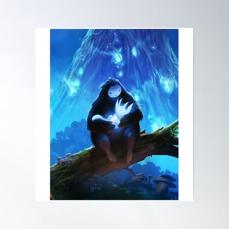Sleep Ori And The Blind Forest Action Game Poster Wall Art, Modern Wall Decor, 8x12 UNFRAMED