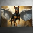 thumbnail image 2 of Doberman Pinscher Gift - Cat or Dog Pet Loss Gift for a Grieving Friend - Pet Remembrance Gift and Sympathy Photo Keepsake, wall paper, kitchen wall décor, 2 of 4