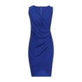 thumbnail image 5 of Elainilye Fashion Dresses for Women Summer Sleeveless Casual Sexy Long Dress Date Night Dress,Blue, 5 of 7