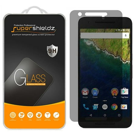 [1-Pack] Supershieldz for Huawei (Google) Nexus 6P Privacy Anti-Spy Tempered Glass Screen Protector, Anti-Scratch, Anti-Fingerprint,