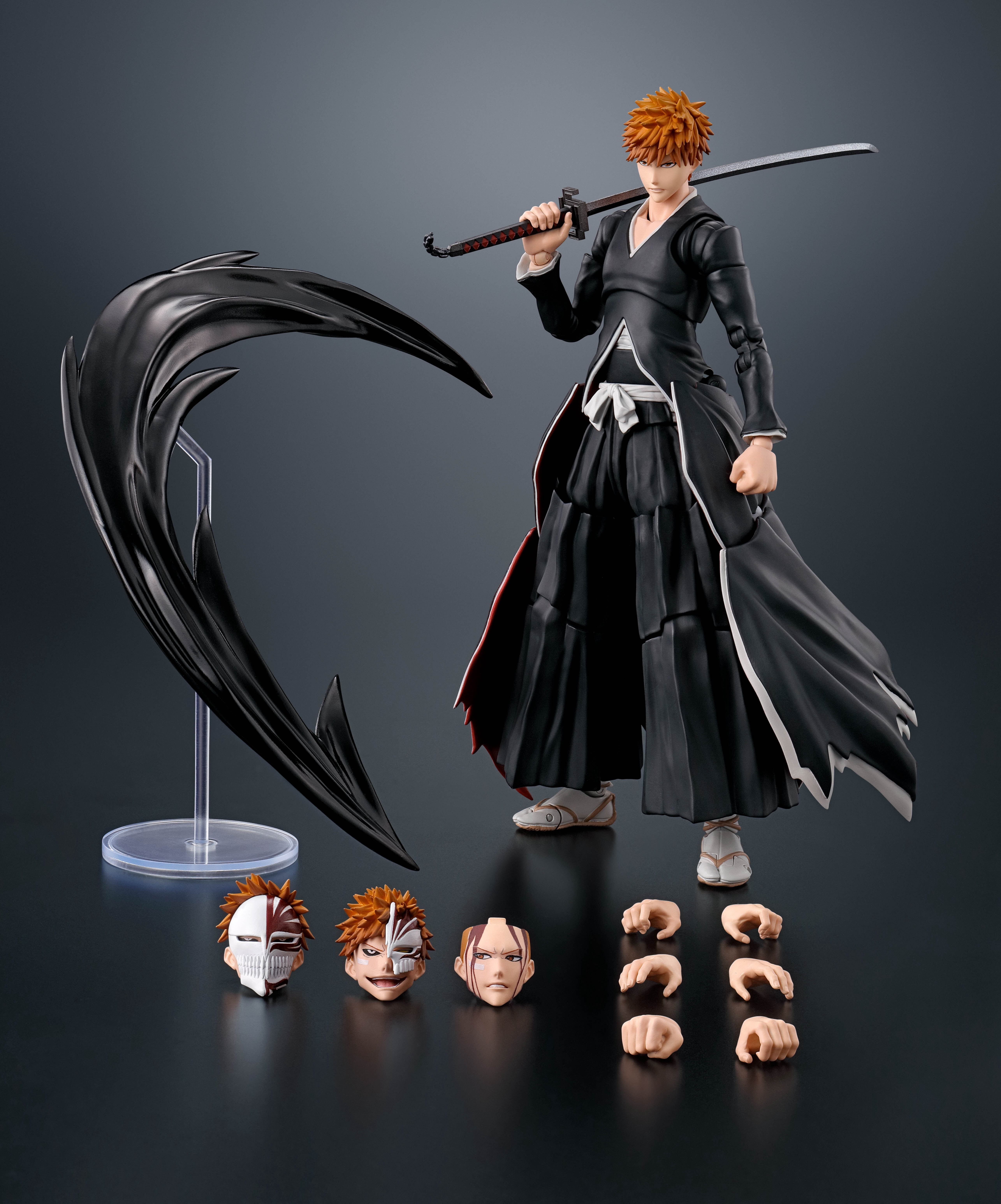 Tamashii Nations - Bleach - S.H.Figuarts - Ichigo Kurosaki (Getsuga Tensho) Action Figure