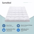 thumbnail image 2 of Cubrecolchón SameBed King Size, extra grueso y refrescante, 2 of 7