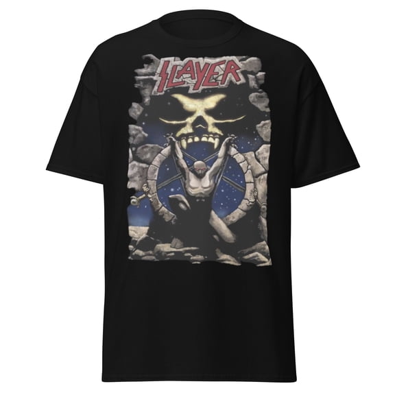 Slayer - Bow Down Jumbo Print Unisex T-Shirt - Black - Small