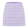 thumbnail image 3 of Girls' Skort Sports Tennis Skirt Solid Color Loose High Waist A-line Skirt for Girls 2-12Y, 3 of 5